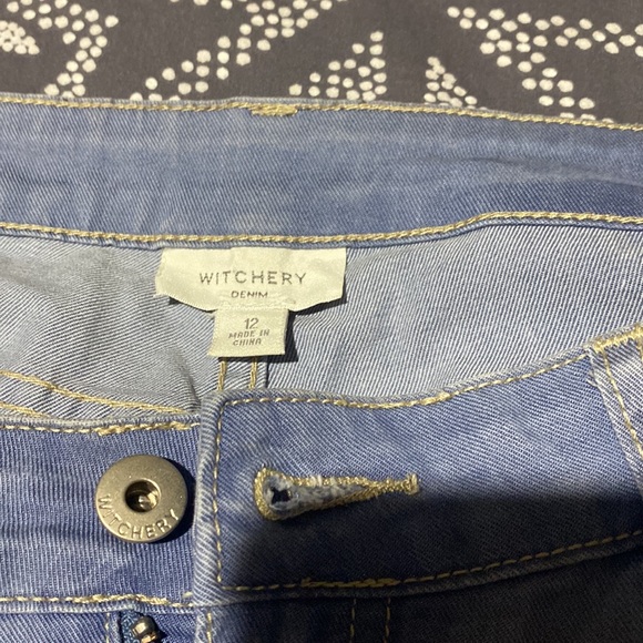 WITCHERY Ladies Size 12 Jeans In Great Cond! - Picture 2 of 8